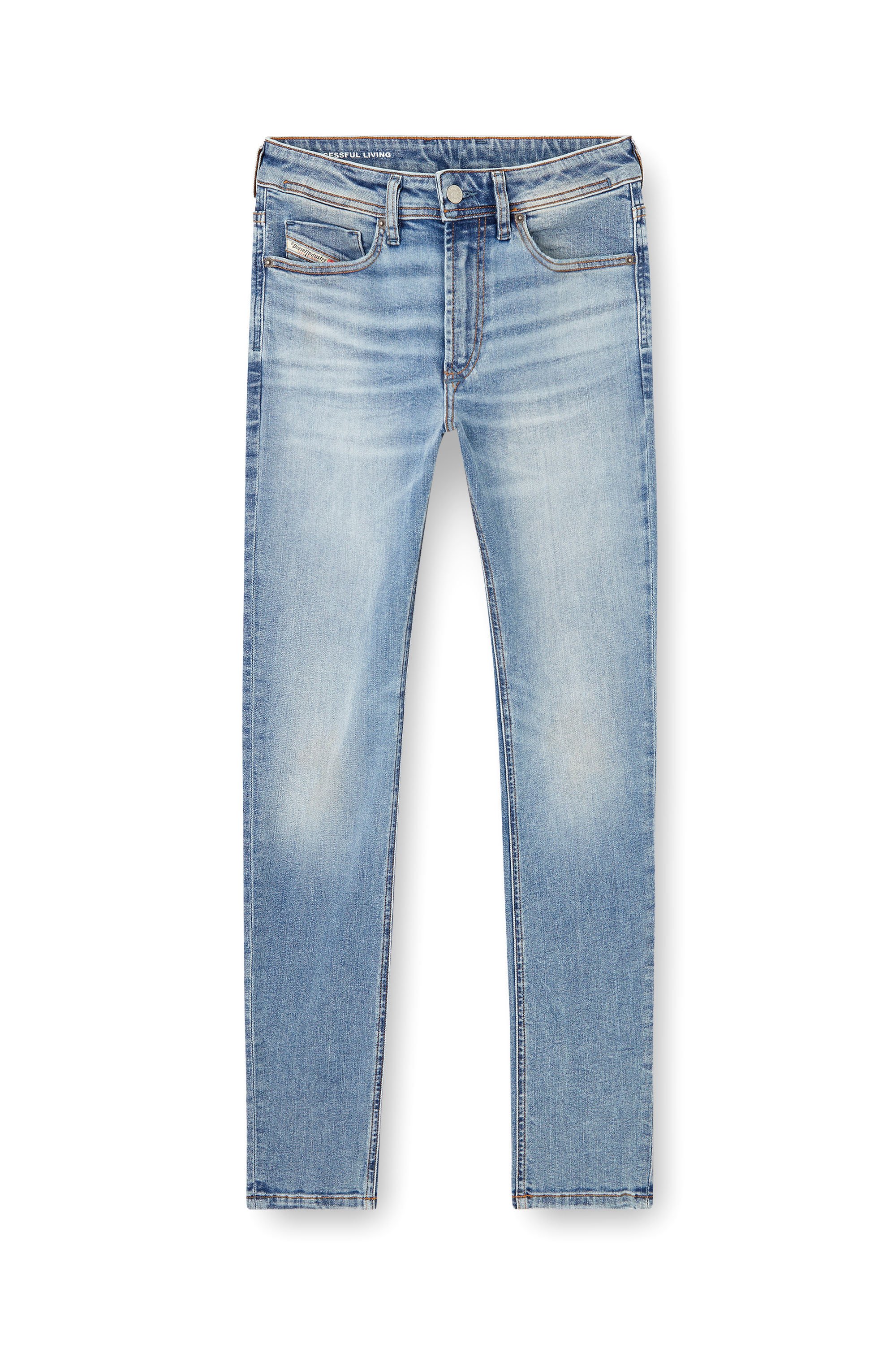 Diesel - Skinny Jeans 1979 Sleenker 0DBDQ Homme, Bleu Clair - Image 3